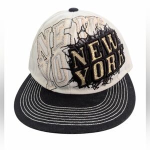 KBETHOS 'New York' Baseball Cap/Hat w/Embroidery Sequins & Inner Brim Graphics
